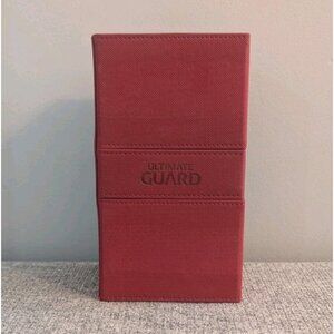 Ultimate Guard Xenoskin Deck Case, Twin Flip Tray, Mono Red GUC
